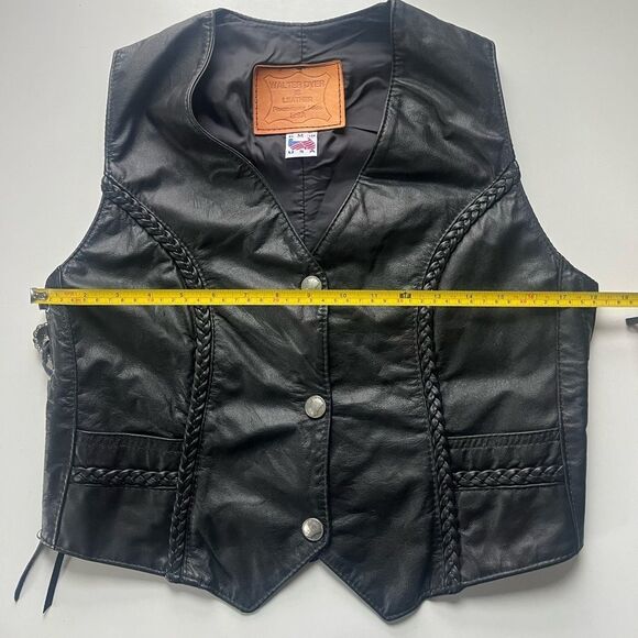 Vintage Walter Dyer Leather Vest - Picture 13 of 14